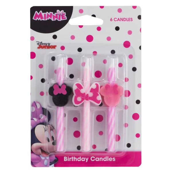 Minnie Mouse Candle 6pck