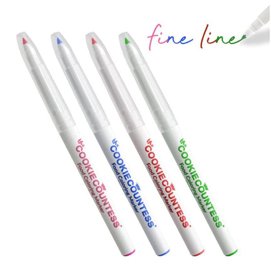 Color Set of 4Fine Tip Markers