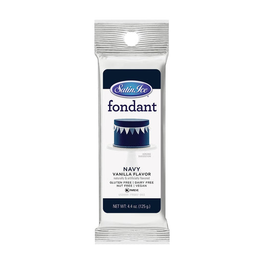 Navy Fondant 4.4 oz