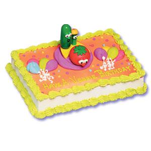 Veggie Tales Figurines Cake Topper