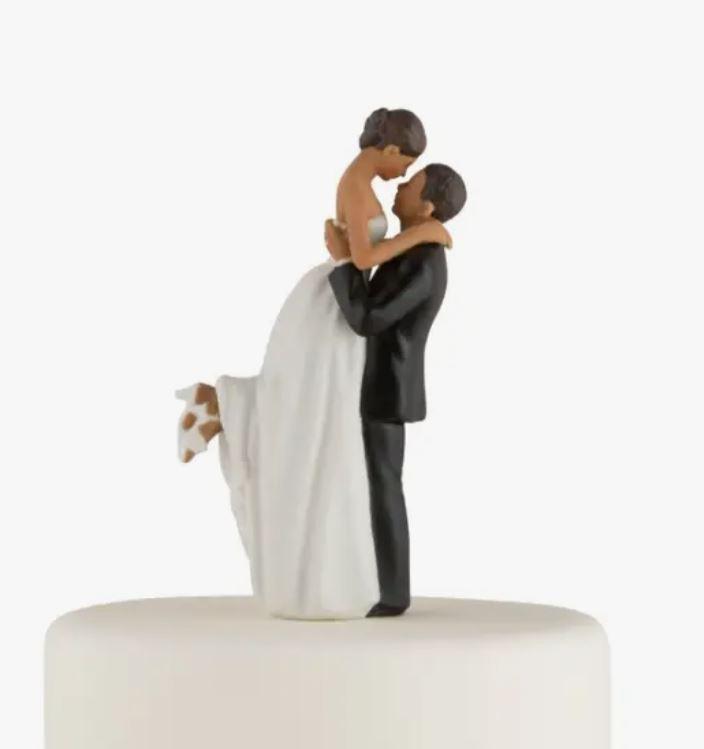 True Romance Porcelain Wedding Topper - Light Skin Tone