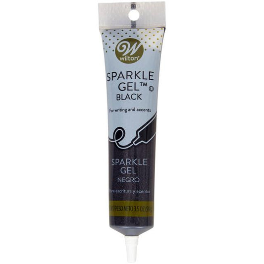 Black Sparkle Gel Frosting, 3.5 oz.