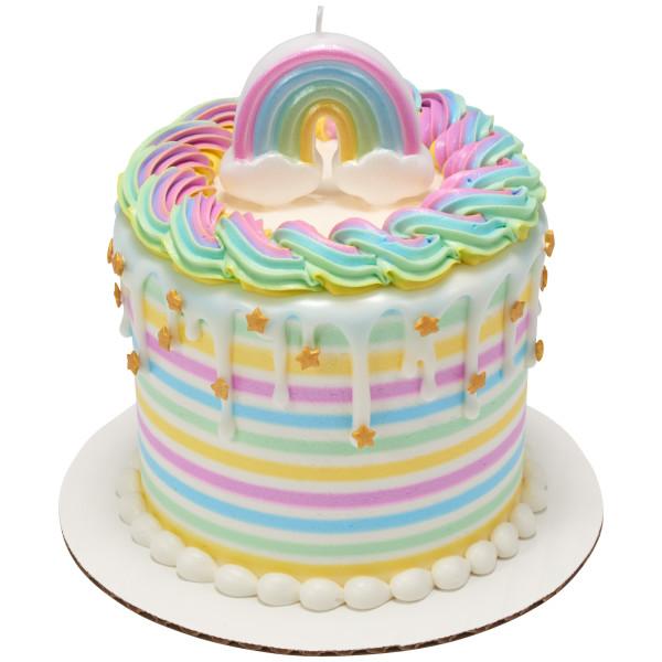 Rainbow Birthday Candle 1 pc.