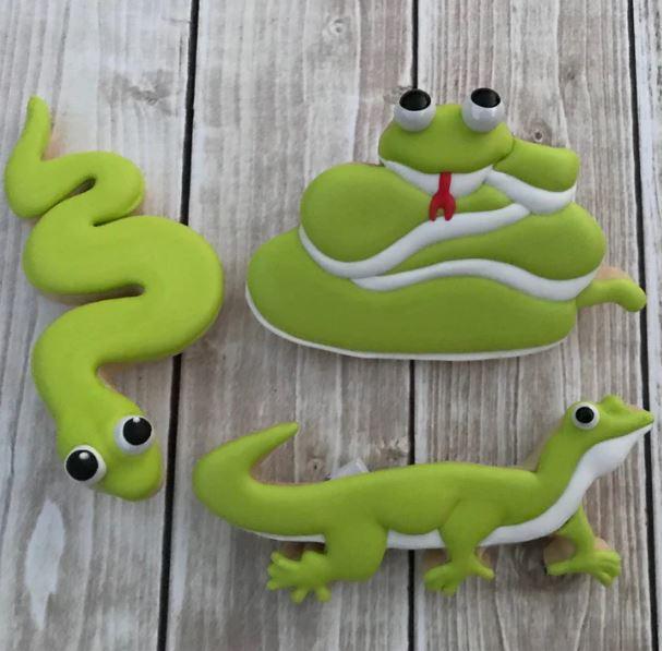 Palm Pets Reptile and Snake Cookie Cutter Set