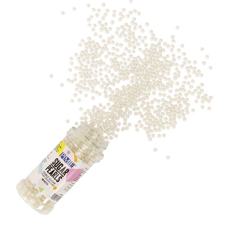 Sugar Pearls White 100g 4mm