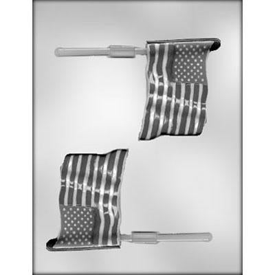 Flag Sucker Chocolate Mold, 3½"