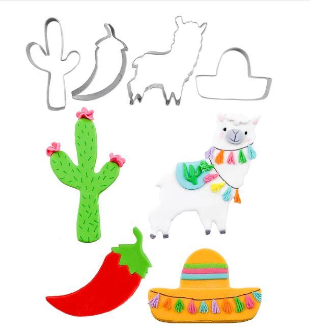 Fiesta Cutie Cupcake Cutters Set