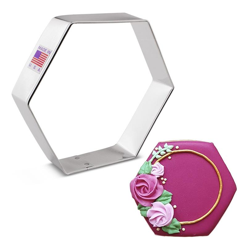 Med Cookie Cutter 4" Hexagon