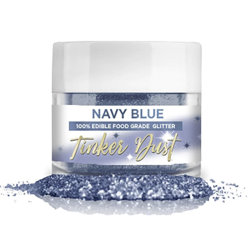 Navy Blue Edible Glitter | Tinker Dust®