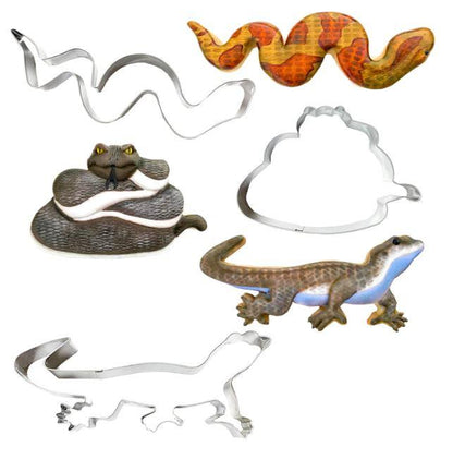 Palm Pets Reptile and Snake Cookie Cutter Set