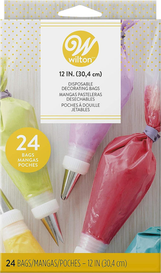 12in Disposable Decorating Bags 24ct.