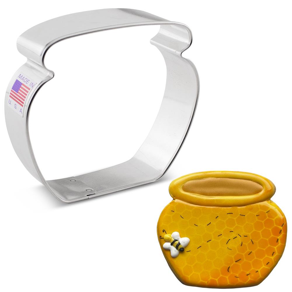 Honey Pot Cookie Cutter 3.5" x 3"