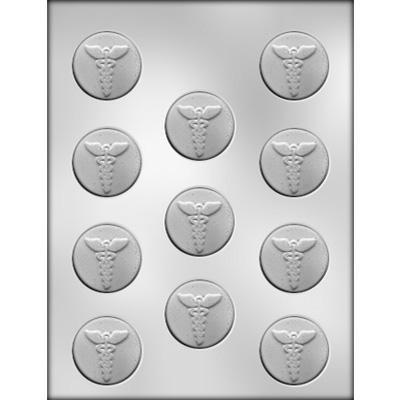 Chocolate Mold 90-14608 Medical Caduceus Mint