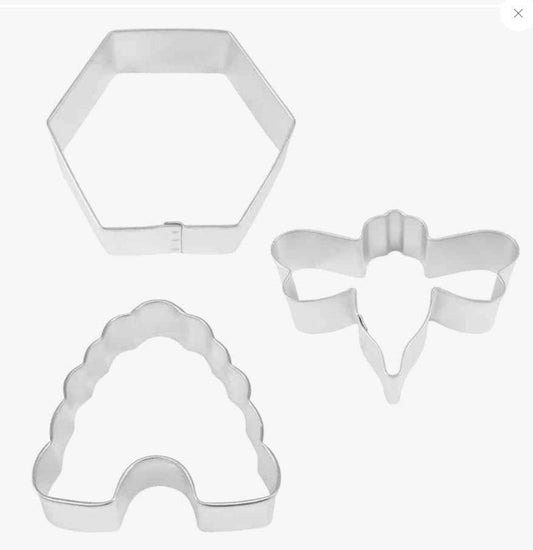 Honey Bee 3 pc Cookie Cutter set