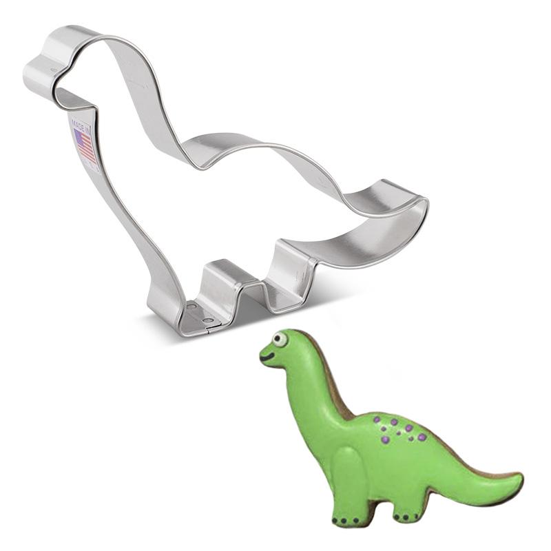 Brontosaurus Dinosaur Cookie Cutter 4 7/8"