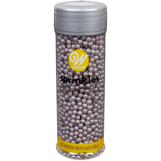 Wilton Sugar Pearls- Silver