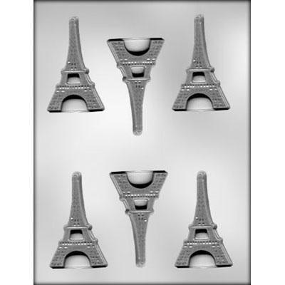 Chocolate Mold 90-9832 Flat Eiffel Tower, 3"