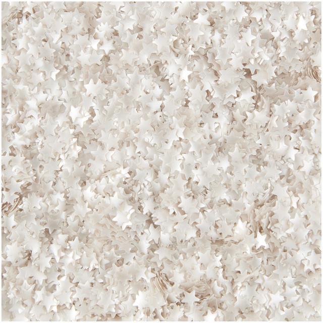 Edible Glitter Silver Stars, 0.4 oz.