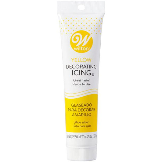 Lemon Yellow Ready-to-Use Decorating Icing Tube, 4.25 oz