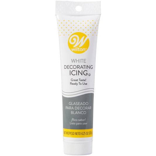 Ready-to-Use White Decorating Icing Tube, 4.25 oz.