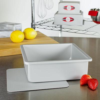 Square Pan Removable Bottom, 8 in x 8 in x 3 in