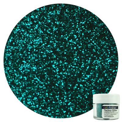 Techno Glitter Teal