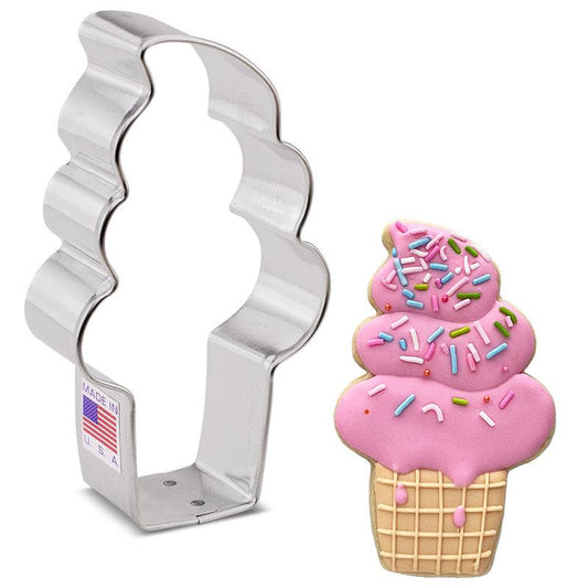 Cookie Cutter - Soft Serve Ice Cream Cone