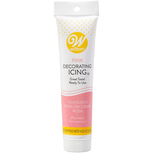 Pink Ready-to-Use Decorating Icing Tube, 4.25 oz.