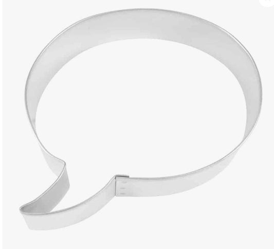 Conversation Bubble Cookie Cutter