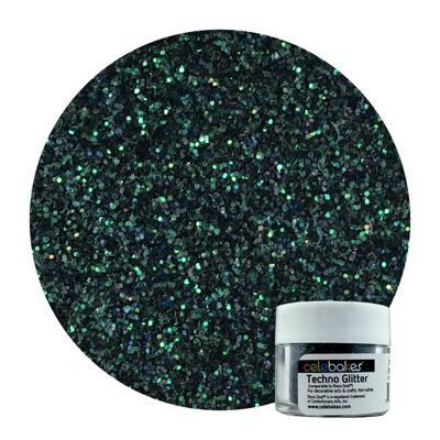 Techno Glitter Black Magic