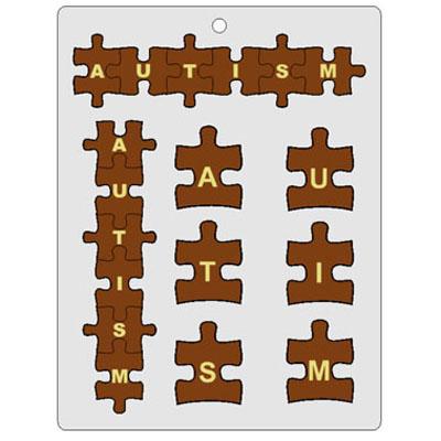 Chocolate Mold 90-9100 Puzzle Pcs Autism