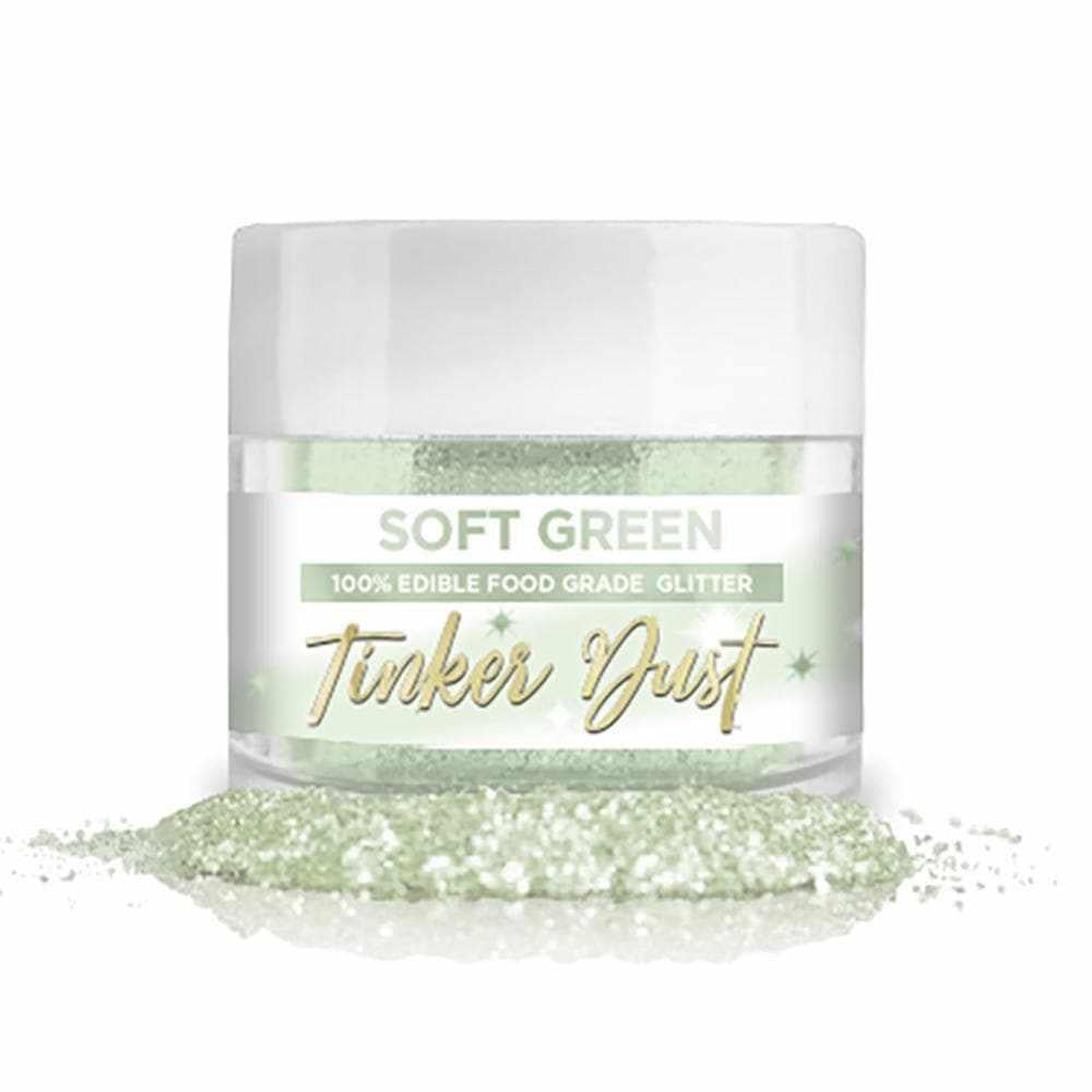 Soft Green Edible Glitter | Tinker Dust®