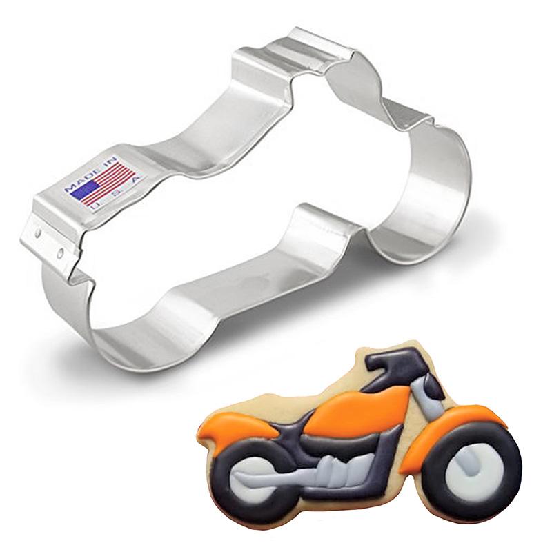 Med Cookie Cutter- 4" Motorcycle