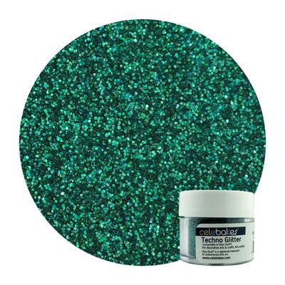 Techno Glitter Hologram Jade