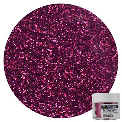 Techno Glitter Burgundy