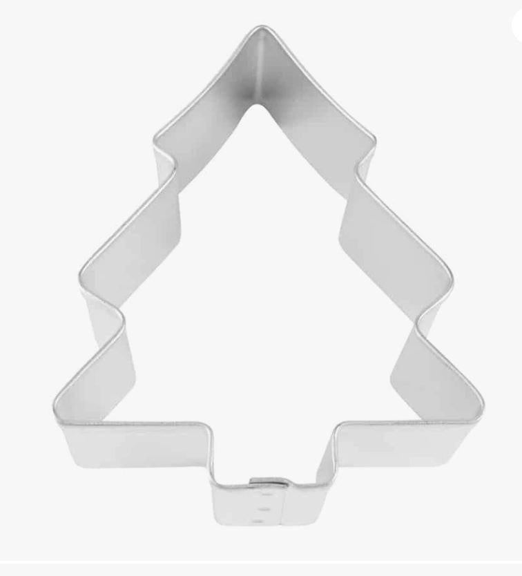 Tree Snow Covered Cookie Cutter (3.5")