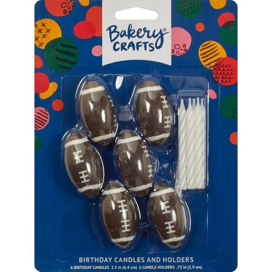 Football Candle Holder 6pack