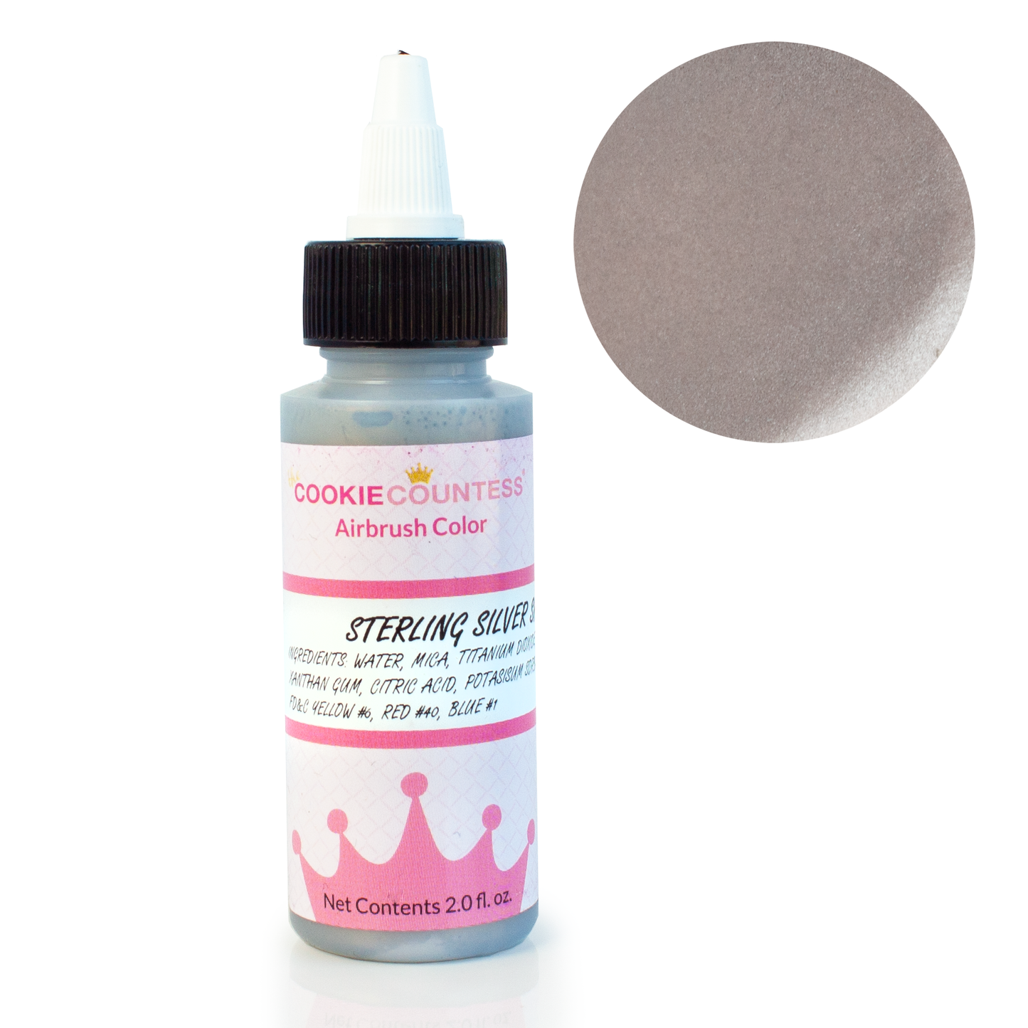 Sterling Silver Airbrush Color 2oz