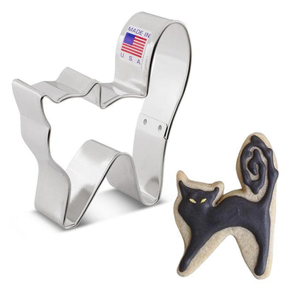 Celebakes Black Cat Cookie Cutter, 4"