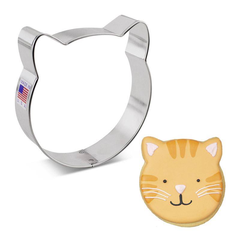 Med Cookie Cutter - 3.5" Cat Head