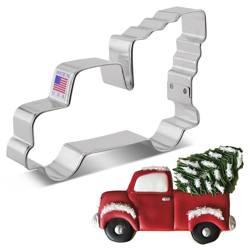 Vintage Truck With Tree 5" Cookie Cutter