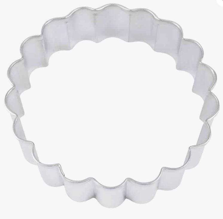 3.5" Fluted Round Cookie Cutter