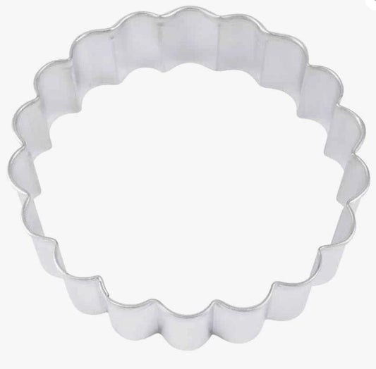 3.5" Fluted Round Cookie Cutter