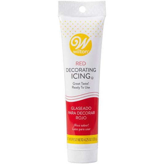 Red Ready-to-Use Decorating Icing Tube, 4.25 oz.