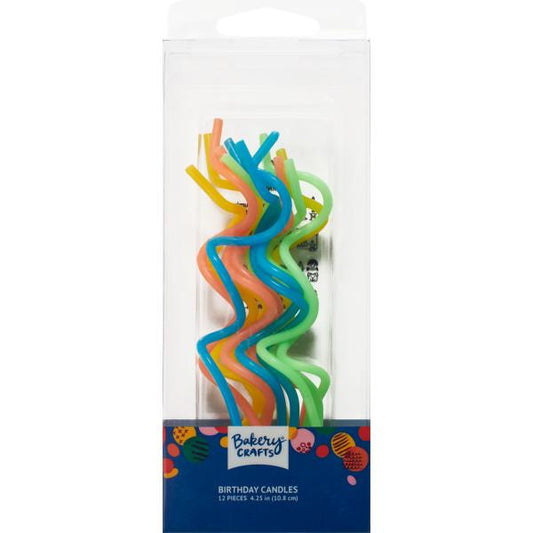 Swirl Birthday Candle 12pcs