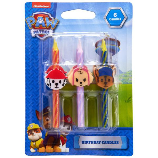 Paw Patrol Candle 6pck