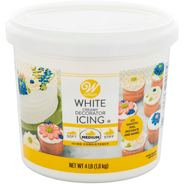 Wilton White Creamy Decorator Icing, 4lb.